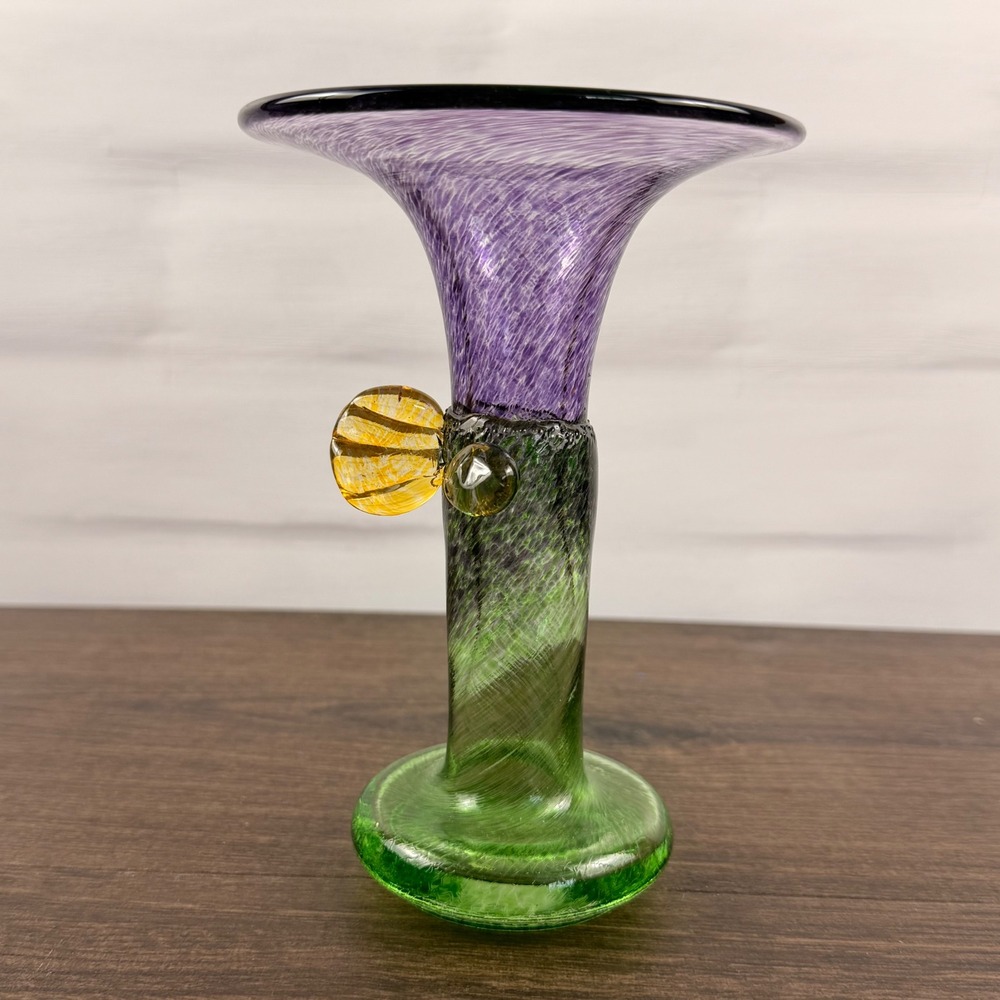 Kosta Boda Bertil Vallien Windpipe 48176 Artist Collection Glass Vase